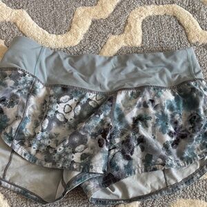 Lululemon Athletica Blue Athletic Speed up Shorts